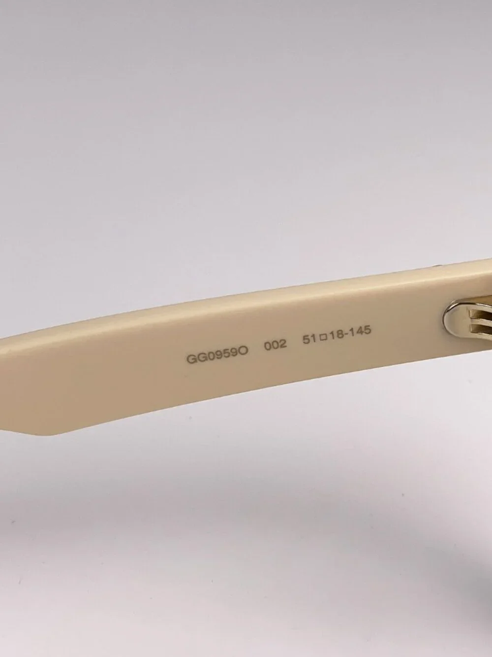 GUCCI GG0959O 002 BLACK/IVORY CAT EYE EYEGLASSES